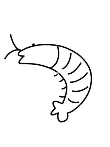 小鱼小虾怎么简笔画