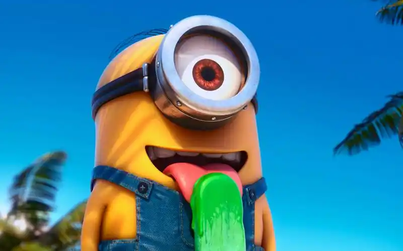 呆萌小黄人动漫图片高清桌面壁纸