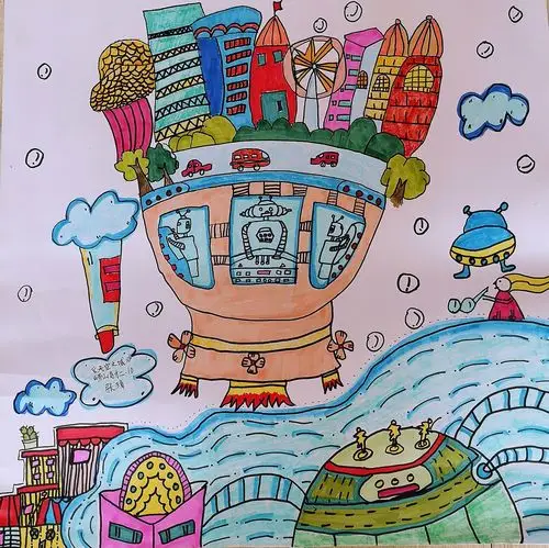 青岛市第52个"世界地球日"绘画大赛获奖作品选登(四)