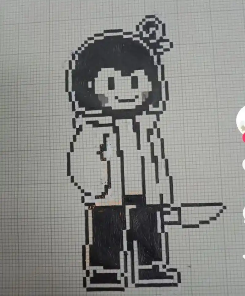 传说之下sans#像素画#undertale同人 27 2 - 抖音