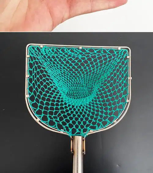 fsydfhb 不锈钢抄网小号捞鱼网捞虾渔具海鲜网兜鱼捞螃蟹全套一体实心