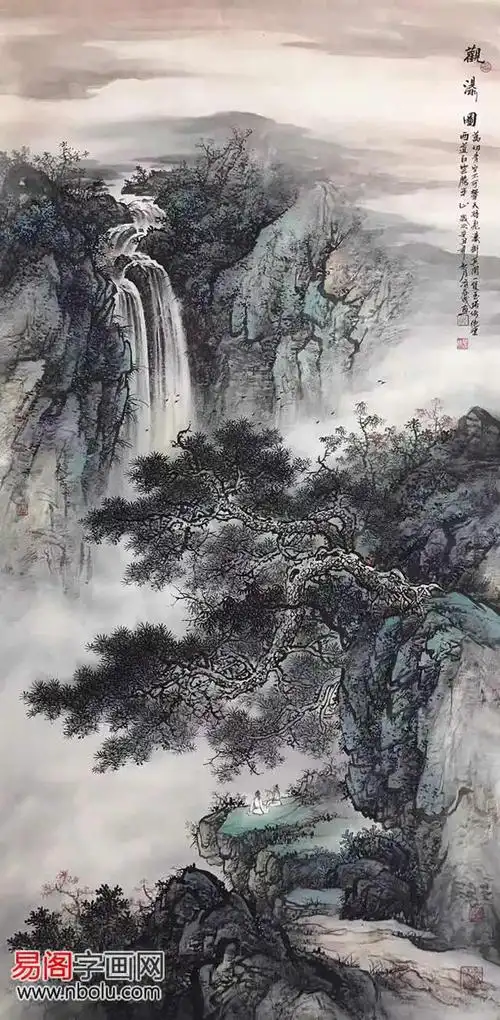 画家资春成彩墨山水:大气深邃 清丽淡雅