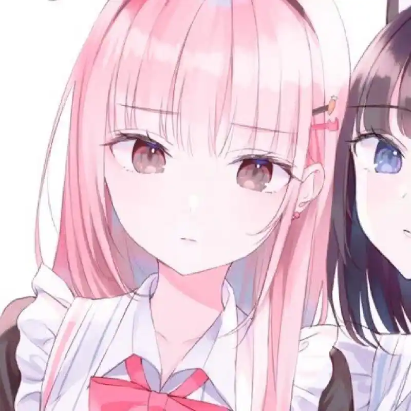 动漫二人闺蜜头像 自截头像