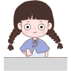 倔强的小辫子—微信表情包
