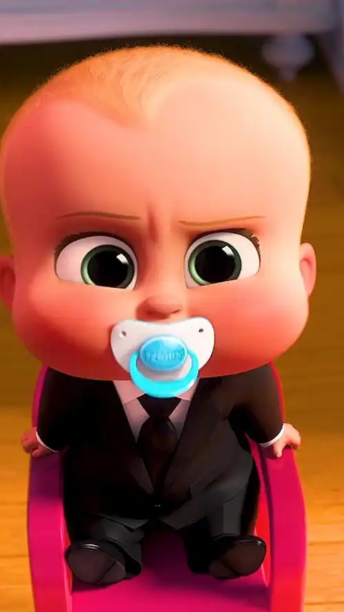 我来更新啦 ,当宝贝老板 没了奶瓶 #送你一张动态壁纸   #动漫全屏