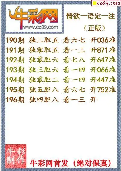 2021196期3d图谜汇总(九)