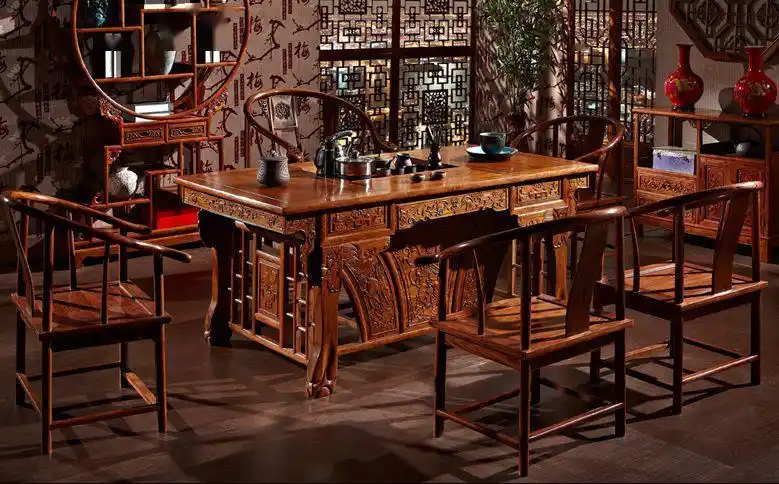 常见中式茶桌款式大全