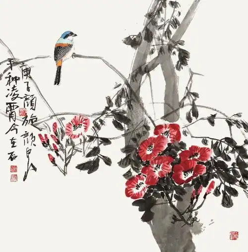 花鸟名家颜泉颜旋花鸟系列作品集锦