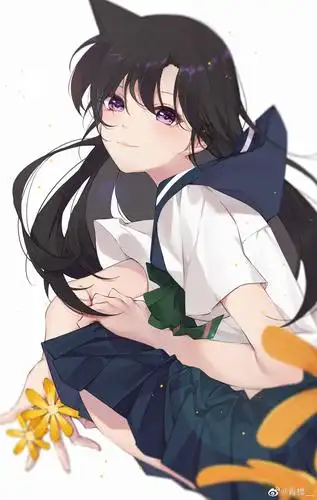 守护全世界最好的毛利兰,她穿jk制服的样子也太可爱了