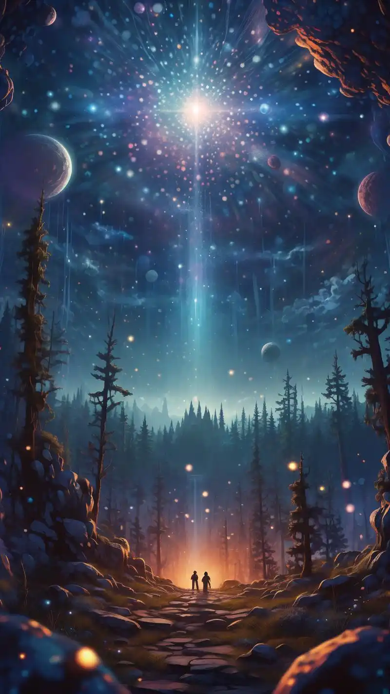 99炫彩星空壁纸,点亮你的手机屏幕95