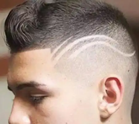 参考男士短发刻痕造型3步瞬间让你倍感有魅力