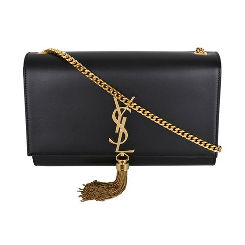 圣罗兰(ysl)/女包皮革流苏链条单肩斜挎包(ysl女包)七夕节礼物奢侈品