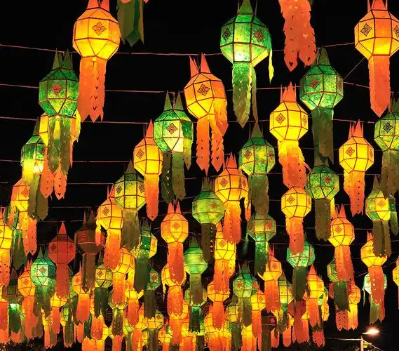 元宵节彩灯灯笼正月十五元宵节花灯元宵晚会