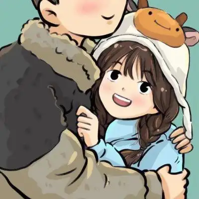 默然相爱情侣头像 一左一右的高清一生一世相爱情侣头像动漫图片_情侣