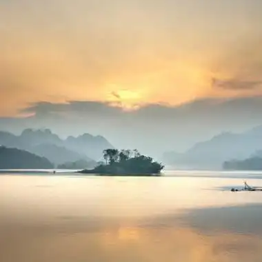 仙境一般美的风景头像云雾缭绕山水景色图片