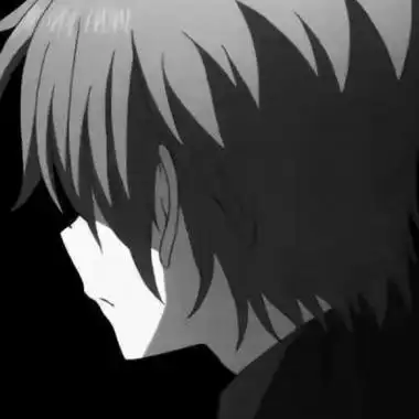 孤独黑暗头像男生动漫侧脸