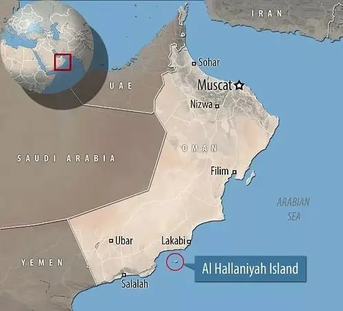 埃斯梅拉达号沉没的阿曼海岸