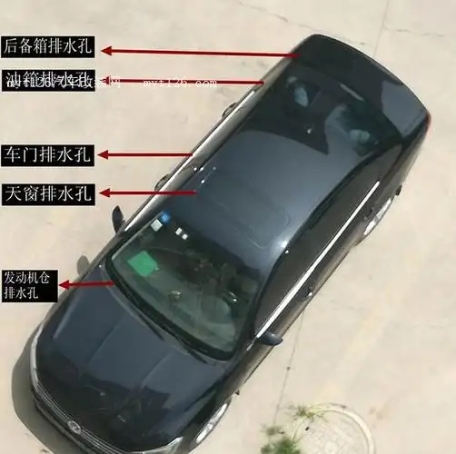 自己diy疏通朗逸排水孔