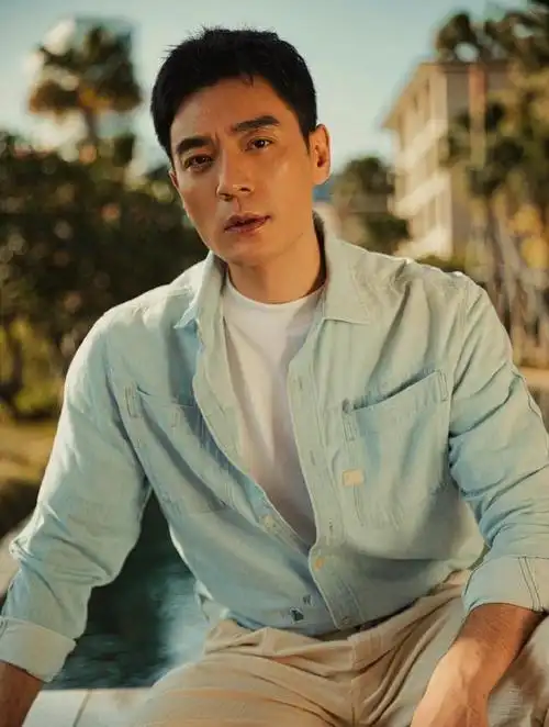 李光洁不管是体态还是身材,都保持地不错,可以说是中年男演员身材标杆