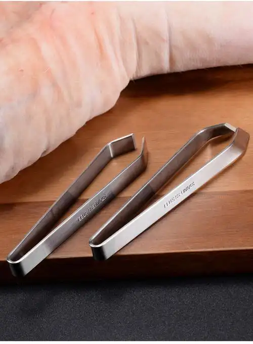 迎新必备猪毛夹子不锈钢拔毛器去鸡毛鸭毛家用除毛钳拨鸡鸭镊子扒猪毛