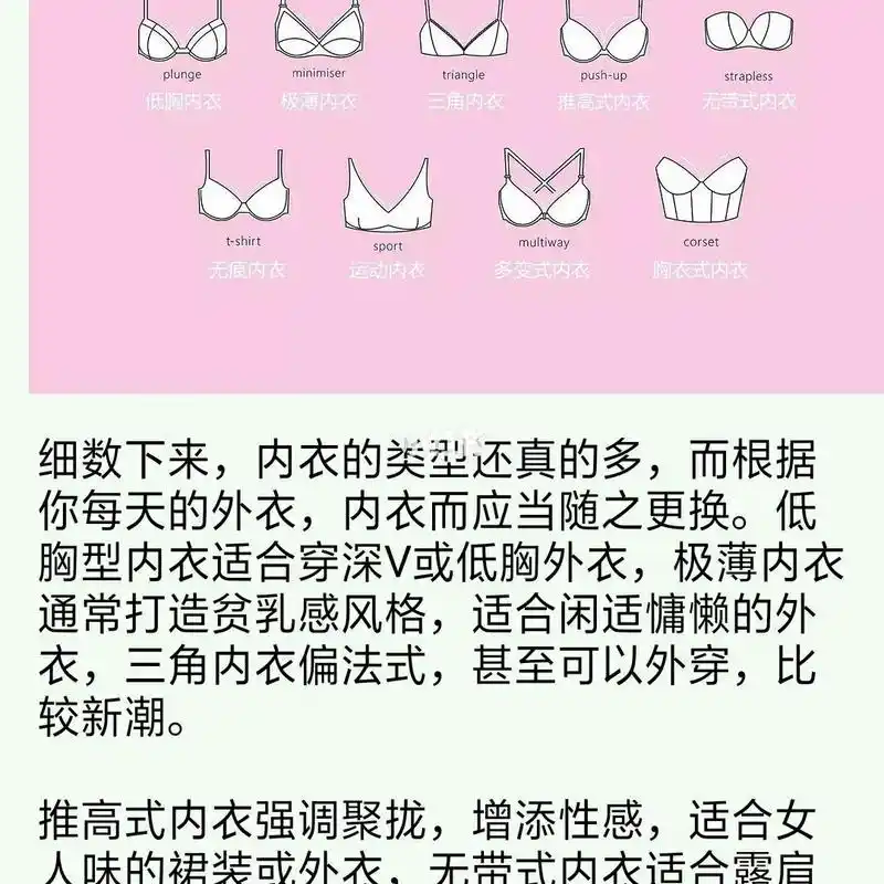 内衣按款式分类