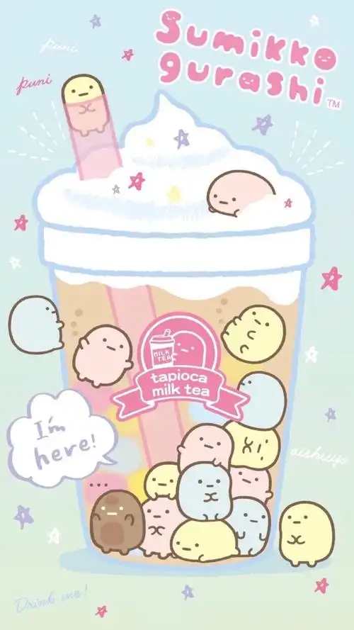 角落生物珍珠奶茶 - 堆糖,美图壁纸兴趣社区