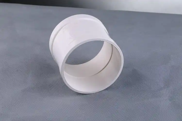 白色pvc线管国标直接直通加长排水pvc直接线管接头