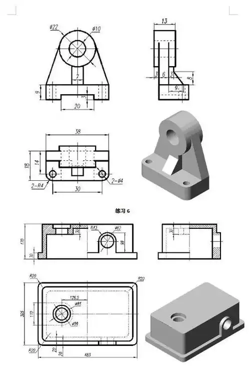 一波ug练习图纸大全分享给大家,赶快练习起来