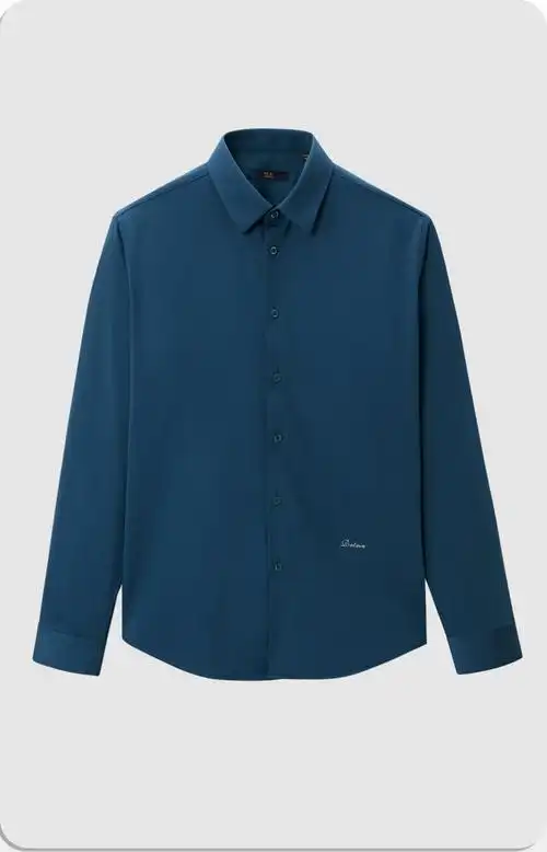 hla海澜之家长袖保暖衬衫男冬季22新款反面拉绒暖绒稍厚休闲长袖衬衣