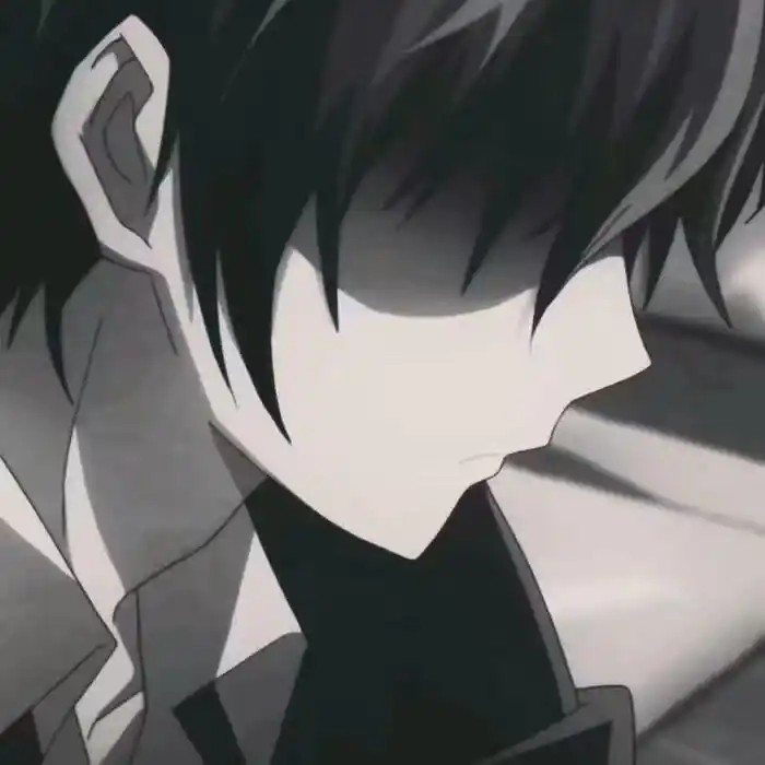 丧系黑白动漫头像/我眼中没有星辰大海,也没有你与春秋