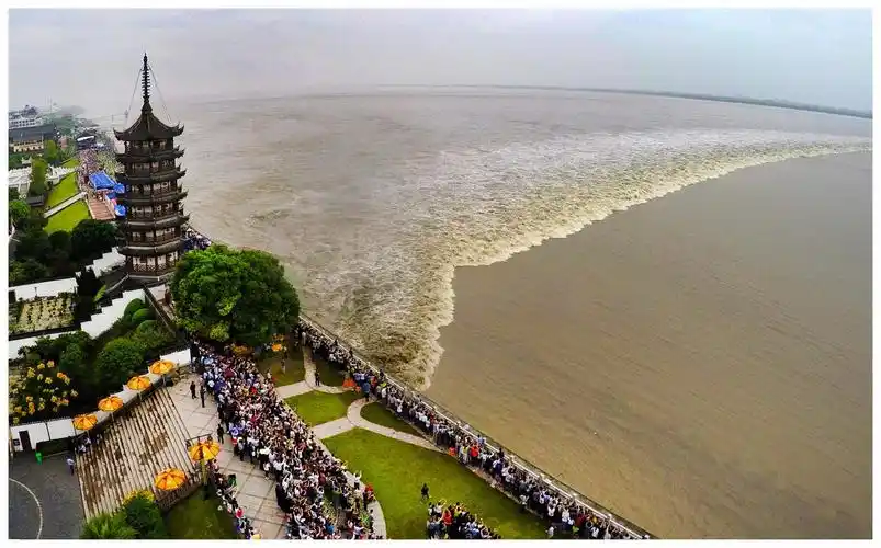 2019杭州钱塘江大潮_钱塘江大潮时间_钱塘江大潮旅游攻略_杭州本地宝