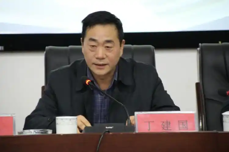 航空港区建设局副局长,园博园b区指挥长丁建国对表彰大会作总结陈词