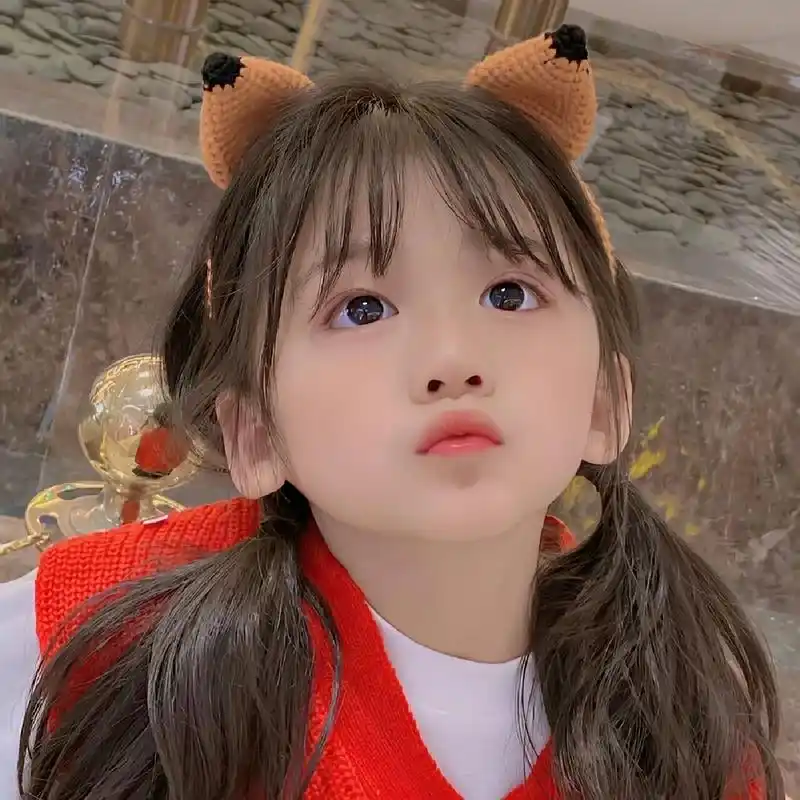 萌娃头像:可爱呆萌小孩子头像 1,生活明朗,万物可爱,我按时长大.