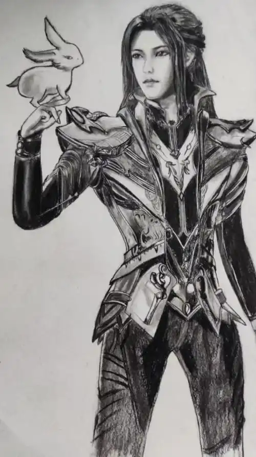 斗罗大陆唐三,一起来画吧