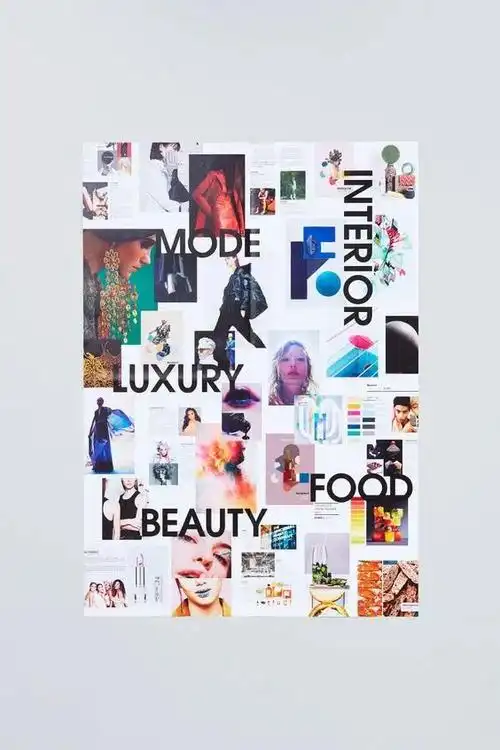 当图片很多很杂时怎么排版设计好看