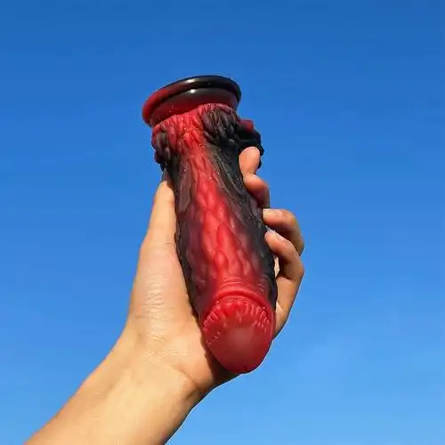 新款混色液态硅胶大阳具仿真异形后庭肛塞假阴茎性用品代发包邮