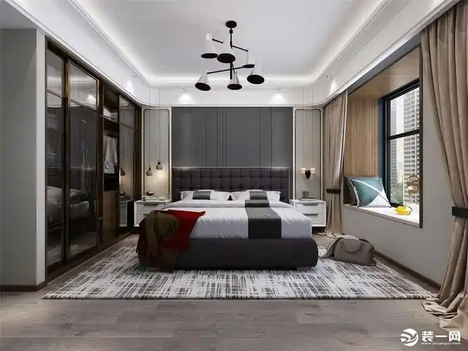 【生活家】超有设计感的大平层现代轻奢风格-家装效果图_装一网装修