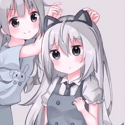 两姐妹卡通图片头像 卡通头像图片大全 -【爱个性】