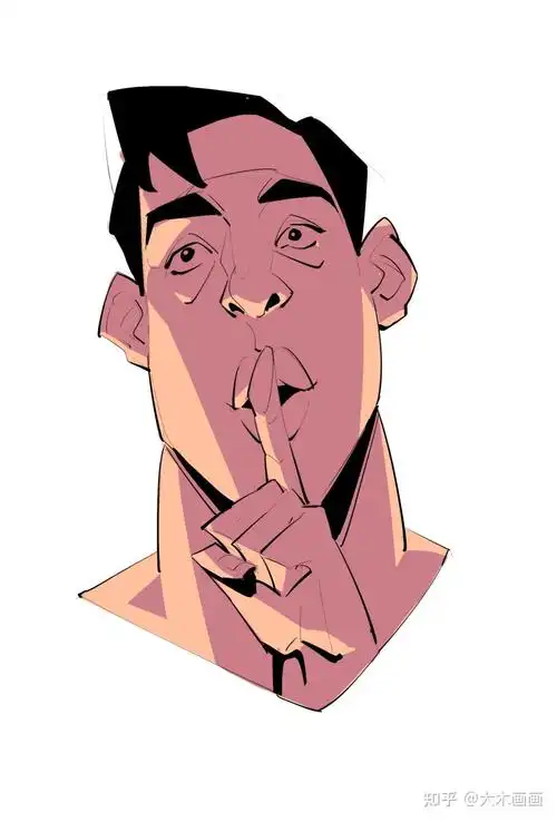 一组多表情头像速写