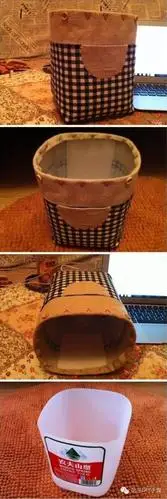 收纳盒制成文件夹大号矿泉水瓶diy收纳提篮,很实用的废物利用小制作