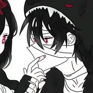 病娇情侣头像动漫 高清好看的黑暗病娇情侣头像图片