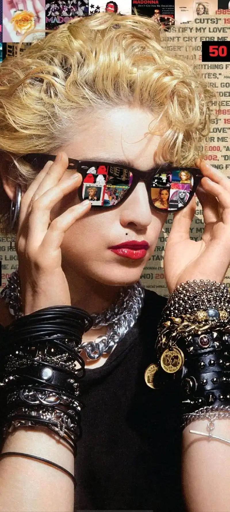 麦当娜……不老传说,风采依旧!该背景音乐,翻起少年回忆,那一 - 抖音