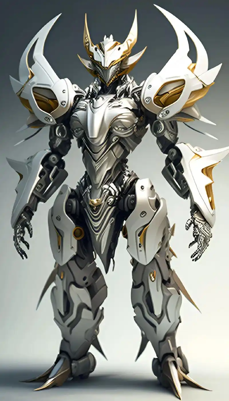 末日机甲:中国龙,一个强大的机甲,拥有华丽的面具,超现代化未 - 抖音