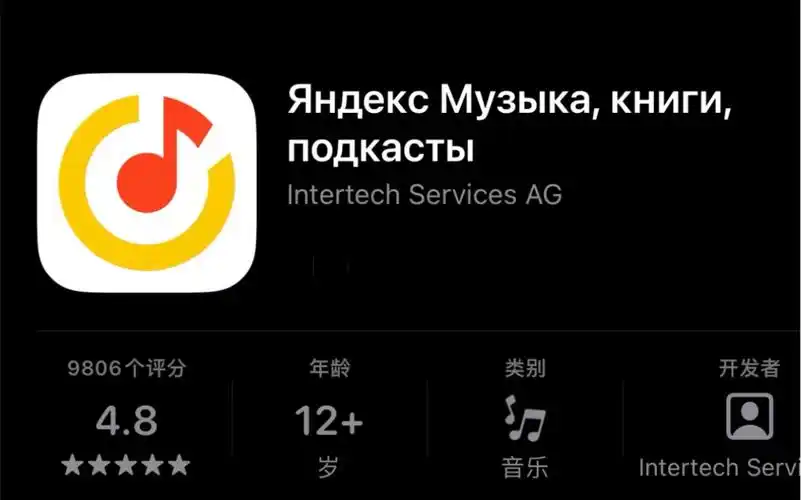 俄罗斯音乐流媒体"yandex music"首页播放歌曲动态效果!