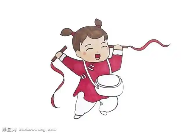 春节年画简笔画