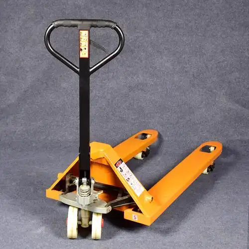 地牛2/3吨 手动手闪电客推油液压拖车人力装卸托盘小型 搬运车叉车 (2