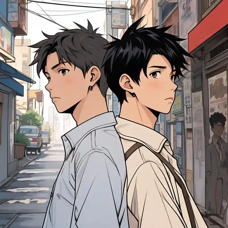 92一左一右,帅气男基友头像90