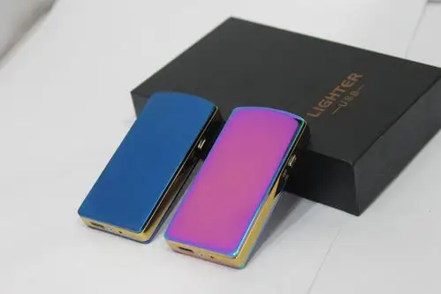 hj8018usb充电打火机 超薄多功能可声控可吹一吹摇一摇电子点烟器