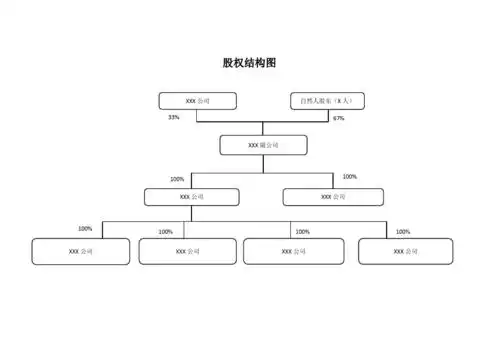 股权结构图模板