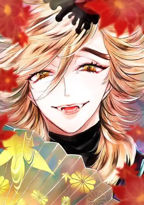 童磨|むつき.的鬼灭之刃高清插画图片